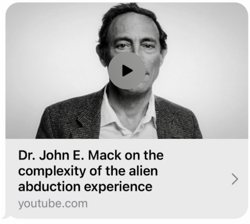 John Mack Explains the Complexities of UFO Abduction Experience