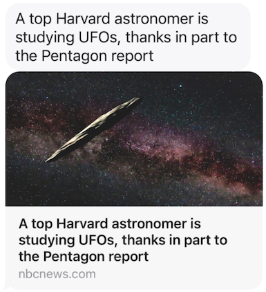 Top Harvard Astonomer is Studying UFOs
